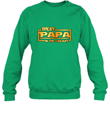 The best Papa in the galaxy Crewneck Sweatshirt Crewneck Sweatshirt - belovedtshirt