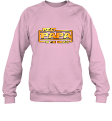 The best Papa in the galaxy Crewneck Sweatshirt Crewneck Sweatshirt - belovedtshirt
