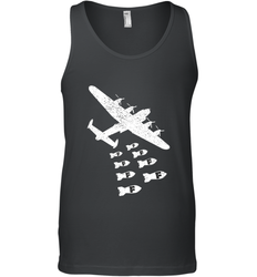 Christmas Gift Idea Bomber Dropping F Bombs Funny Men's Tank Top