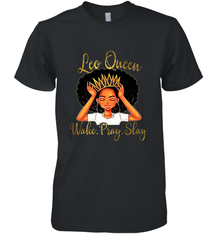 Leo Queens Are Born in July 23 August 22 Men's Premium T-Shirt Men's Premium T-Shirt / Black / XS Men's Premium T-Shirt - belovedtshirt