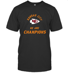 KC Kansas City Tribal Arrowhead we are Champions Men's T-Shirt Men's T-Shirt - belovedtshirt