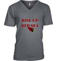 Arizona Cardinals NFL Rise Up Red Sea Men's V-Neck Men's V-Neck - belovedtshirt