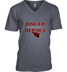 Arizona Cardinals NFL Rise Up Red Sea Men's V-Neck Men's V-Neck - belovedtshirt