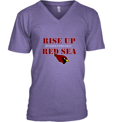 Arizona Cardinals NFL Rise Up Red Sea Men's V-Neck Men's V-Neck - belovedtshirt