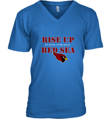 Arizona Cardinals NFL Rise Up Red Sea Men's V-Neck Men's V-Neck - belovedtshirt