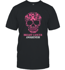 Tattoo Skull Halloween Breast Cancer Awareness Men's T-Shirt Men's T-Shirt - belovedtshirt