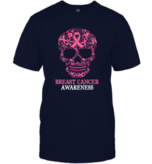 Tattoo Skull Halloween Breast Cancer Awareness Men's T-Shirt Men's T-Shirt - belovedtshirt