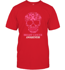 Tattoo Skull Halloween Breast Cancer Awareness Men's T-Shirt Men's T-Shirt - belovedtshirt