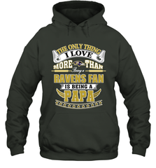 NFL The Only Thing I Love More Than Being A Baltimore Ravens Fan Is Being A Papa Football Hooded Sweatshirt Hooded Sweatshirt - belovedtshirt