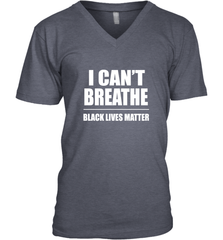 I can't breathe Black lives matter Men's V-Neck Men's V-Neck - belovedtshirt