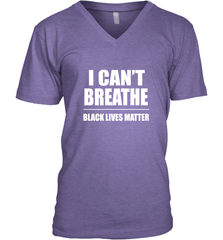 I can't breathe Black lives matter Men's V-Neck Men's V-Neck - belovedtshirt