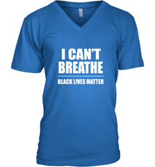 I can't breathe Black lives matter Men's V-Neck Men's V-Neck - belovedtshirt