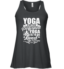 Yoga is More Than Yoga It's a Lifestyle Women's Racerback Tank Women's Racerback Tank - belovedtshirt