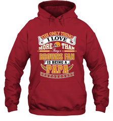 NFL The Only Thing I Love More Than Being A Cleveland Browns Fan Is Being A Papa Football Hooded Sweatshirt Hooded Sweatshirt - belovedtshirt