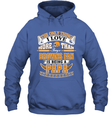 NFL The Only Thing I Love More Than Being A Cleveland Browns Fan Is Being A Papa Football Hooded Sweatshirt Hooded Sweatshirt - belovedtshirt
