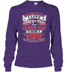 NFL The Only Thing I Love More Than Being A Kansas City Chiefs Fan Is Being A Papa Football Long Sleeve T-Shirt Long Sleeve T-Shirt - belovedtshirt