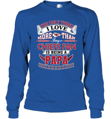 NFL The Only Thing I Love More Than Being A Kansas City Chiefs Fan Is Being A Papa Football Long Sleeve T-Shirt Long Sleeve T-Shirt - belovedtshirt