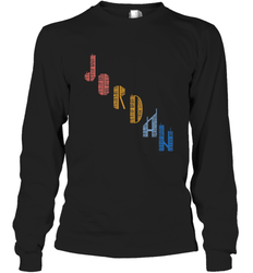 Vintage Jordan t shirt with Skyscarper Jordan Long Sleeve T-Shirt