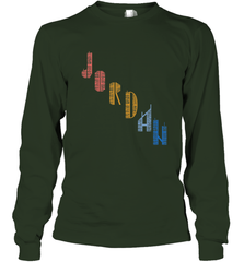 Vintage Jordan t shirt with Skyscarper Jordan Long Sleeve T-Shirt Long Sleeve T-Shirt - belovedtshirt