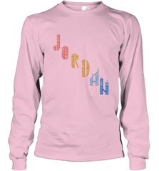 Vintage Jordan t shirt with Skyscarper Jordan Long Sleeve T-Shirt Long Sleeve T-Shirt - belovedtshirt