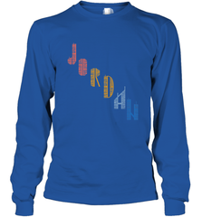 Vintage Jordan t shirt with Skyscarper Jordan Long Sleeve T-Shirt Long Sleeve T-Shirt - belovedtshirt
