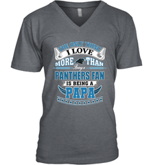 NFL The Only Thing I Love More Than Being A Carolina Panthers Fan Is Being A Papa Football Men's V-Neck Men's V-Neck - belovedtshirt