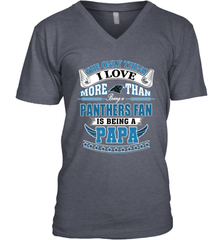 NFL The Only Thing I Love More Than Being A Carolina Panthers Fan Is Being A Papa Football Men's V-Neck Men's V-Neck - belovedtshirt