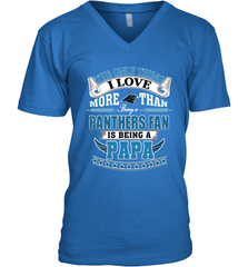 NFL The Only Thing I Love More Than Being A Carolina Panthers Fan Is Being A Papa Football Men's V-Neck Men's V-Neck - belovedtshirt
