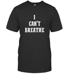 I can't breathe Black lives matter simple message Men's T-Shirt