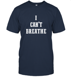 I can't breathe Black lives matter simple message Men's T-Shirt