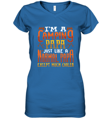 I'm A Camping Papa Camping Dad Gift Women's V-Neck T-Shirt Women's V-Neck T-Shirt - belovedtshirt