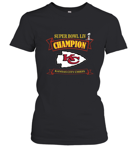 Kansas City Chiefs NFL Pro Line by Fanatics Super Bowl LIV Champions Women's T-Shirt Women's T-Shirt / Black / S Women's T-Shirt - belovedtshirt
