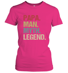 Papa Man Myth Legend Dad Father Women's T-Shirt Women's T-Shirt - belovedtshirt