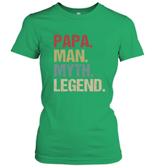 Papa Man Myth Legend Dad Father Women's T-Shirt Women's T-Shirt - belovedtshirt