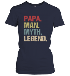 Papa Man Myth Legend Dad Father Women's T-Shirt