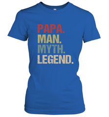 Papa Man Myth Legend Dad Father Women's T-Shirt Women's T-Shirt - belovedtshirt