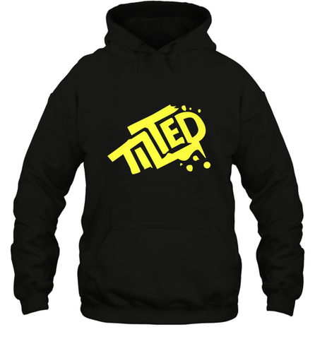 Fortnite Tilted (Yellow Logo) Hooded Sweatshirt Hooded Sweatshirt / Black / S Hooded Sweatshirt - belovedtshirt