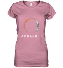 50th Anniversary Apollo 11 Moon Landing Women's V-Neck T-Shirt Women's V-Neck T-Shirt - belovedtshirt