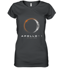 50th Anniversary Apollo 11 Moon Landing Women's V-Neck T-Shirt Women's V-Neck T-Shirt - belovedtshirt