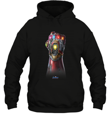 Marvel Avengers Endgame Infinity Stone Gauntlet Color Logo Hooded Sweatshirt Hooded Sweatshirt - belovedtshirt