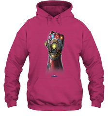 Marvel Avengers Endgame Infinity Stone Gauntlet Color Logo Hooded Sweatshirt Hooded Sweatshirt - belovedtshirt