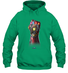 Marvel Avengers Endgame Infinity Stone Gauntlet Color Logo Hooded Sweatshirt Hooded Sweatshirt - belovedtshirt
