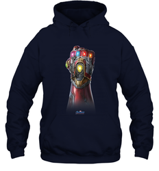 Marvel Avengers Endgame Infinity Stone Gauntlet Color Logo Hooded Sweatshirt