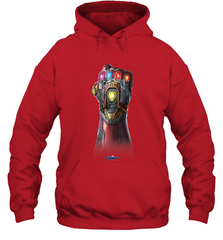 Marvel Avengers Endgame Infinity Stone Gauntlet Color Logo Hooded Sweatshirt Hooded Sweatshirt - belovedtshirt
