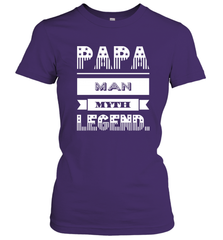 Papa Man Myth Legend Father's Day Dad Veteran Gift Women's T-Shirt Women's T-Shirt - belovedtshirt