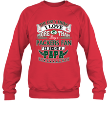 NFL The Only Thing I Love More Than Being A Green Bay Packers Fan Is Being A Papa Football Crewneck Sweatshirt Crewneck Sweatshirt - belovedtshirt