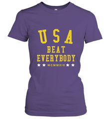 USA Beat Everybody Shirt _ USA Beat Everybody Women's T-Shirt Women's T-Shirt - belovedtshirt
