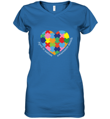 April is autism awareness month T shirt Women's V-Neck T-Shirt Women's V-Neck T-Shirt - belovedtshirt