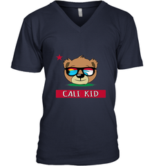 Boys California Bear _ Cali Kid Surf Men's V-Neck Men's V-Neck - belovedtshirt