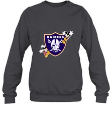 Nfl Oakland Raiders Champion Mickey Mouse Crewneck Sweatshirt Crewneck Sweatshirt - belovedtshirt